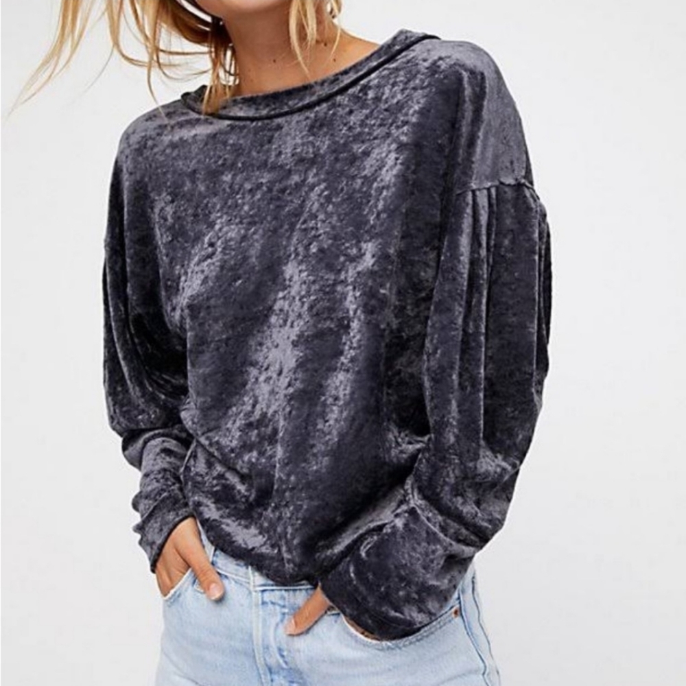 We the free velvet sweater size small